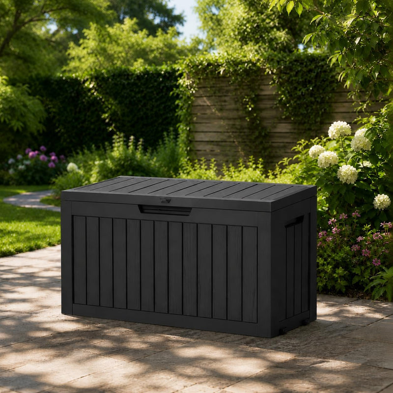 270L Outdoor Garden Storage Deck Box Waterproof