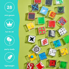 28 Mini Maze Puzzle Cube Game Brain Teaser
