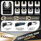 28 Pcs Oscillating Saw Blades Set Universal Metal