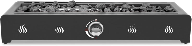 28" Rectangular Tabletop Gas Fire Pit 6.5KW