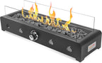 28" Rectangular Tabletop Gas Fire Pit 6.5KW