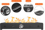 28" Rectangular Tabletop Gas Fire Pit 6.5KW