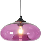 28CM Glass Pendant Light E27 Hanging Ceiling Lamp