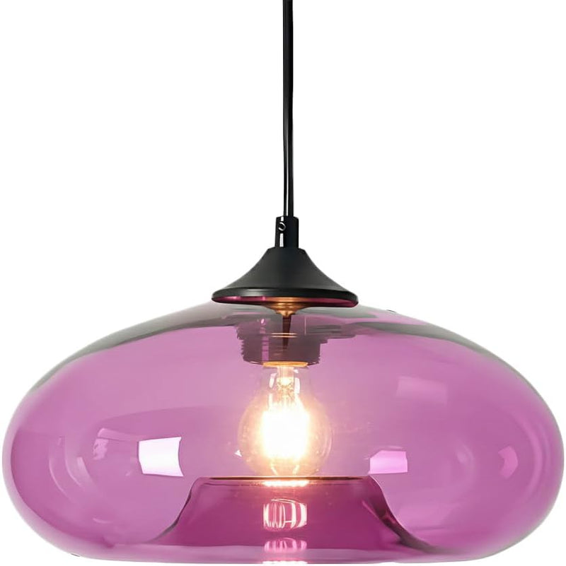 28CM Glass Pendant Light E27 Hanging Ceiling Lamp
