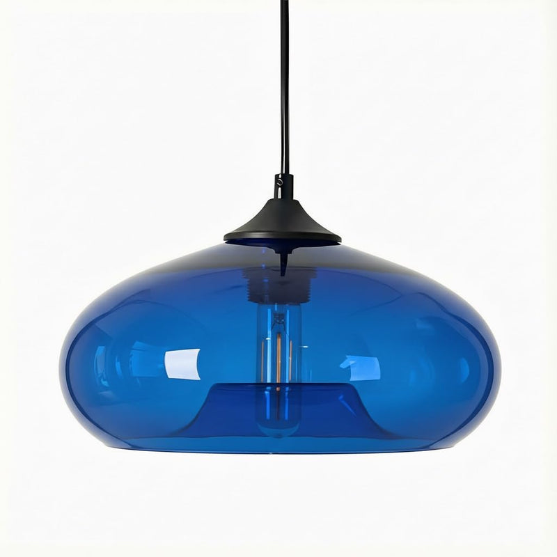 28CM Glass Pendant Light E27 Hanging Ceiling Lamp