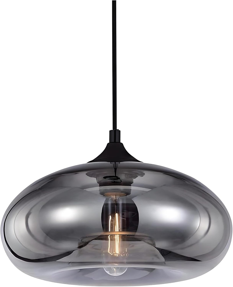 28CM Glass Pendant Light E27 Hanging Ceiling Lamp
