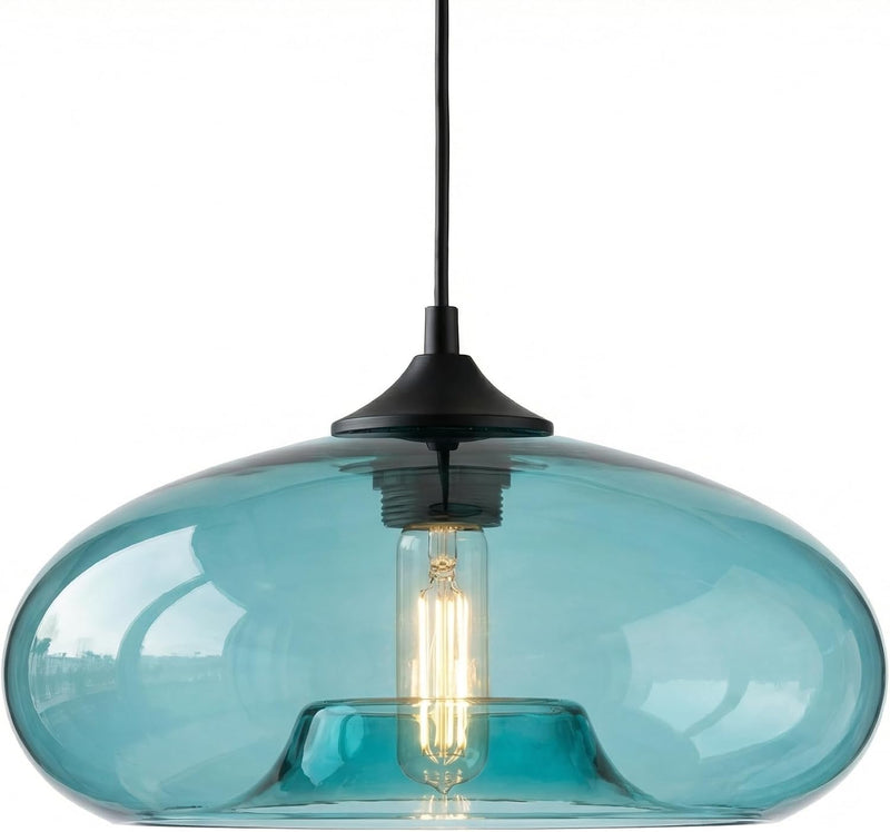 28CM Glass Pendant Light E27 Hanging Ceiling Lamp