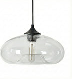 28CM Glass Pendant Light E27 Hanging Ceiling Lamp