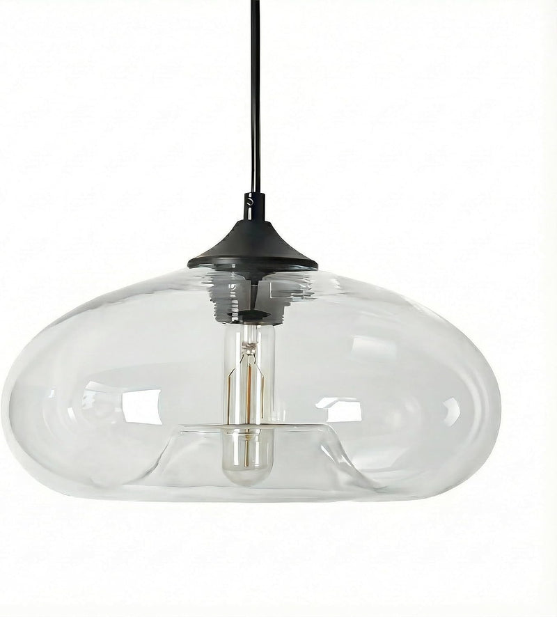 28CM Glass Pendant Light E27 Hanging Ceiling Lamp