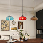 28CM Glass Pendant Light E27 Hanging Ceiling Lamp