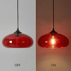 28CM Glass Pendant Light E27 Hanging Ceiling Lamp
