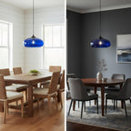28CM Glass Pendant Light E27 Hanging Ceiling Lamp