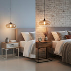 28CM Glass Pendant Light E27 Hanging Ceiling Lamp