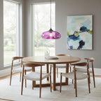 28CM Glass Pendant Light E27 Hanging Ceiling Lamp