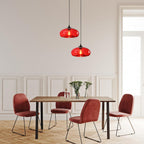 28CM Glass Pendant Light E27 Hanging Ceiling Lamp