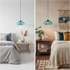 28CM Glass Pendant Light E27 Hanging Ceiling Lamp
