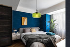 28CM Vintage Industrial Ribbed Dome Glass Pendant Light