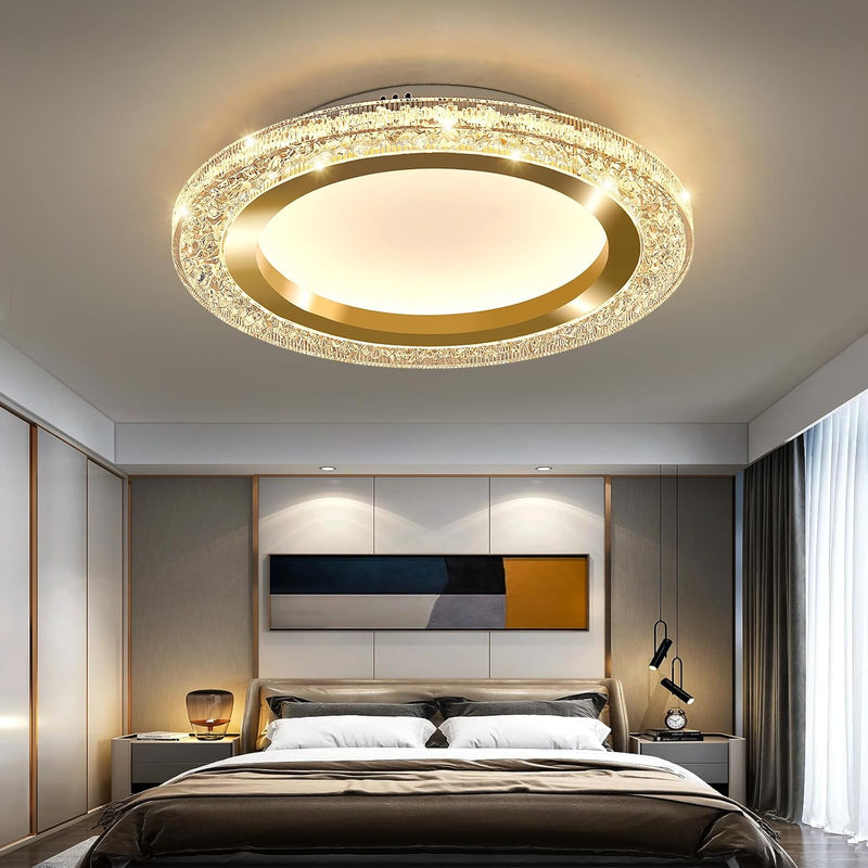 28W LED Flush Mount Ceiling Light 11.81" Modern