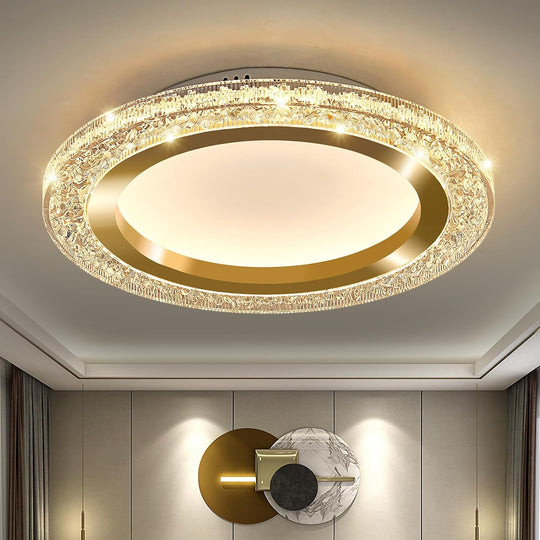 28W LED Flush Mount Ceiling Light 11.81" Modern