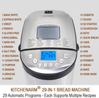 29-In-1 Smart Bread Maker Machine Model with Gluten
