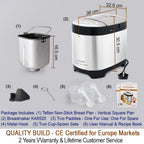 29-In-1 Smart Bread Maker Machine Model with Gluten