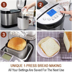 29-In-1 Smart Bread Maker Machine Model with Gluten