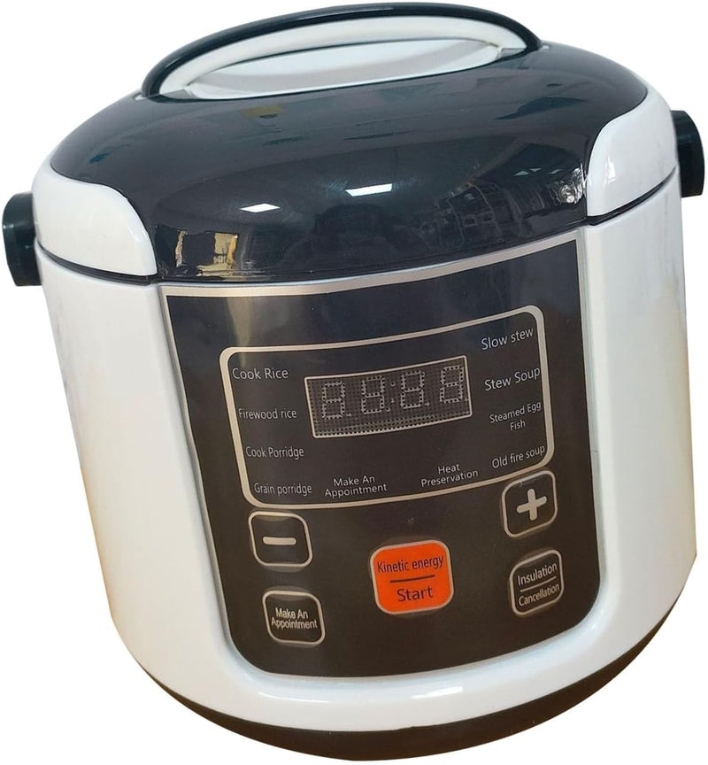 2L Mini Rice Cooker with Nonstick Pot