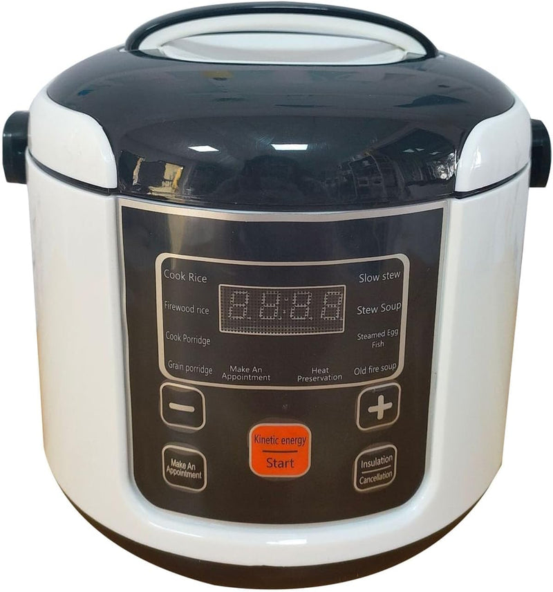 2L Mini Rice Cooker with Nonstick Pot