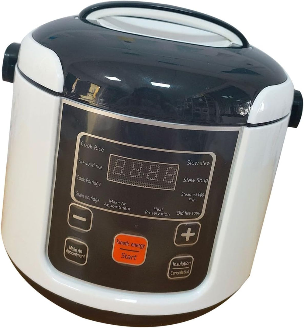 2L Mini Rice Cooker with Nonstick Pot