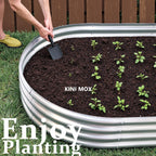 2pcs Raised Garden Bed 4x2x1FT Galvanized Boxes