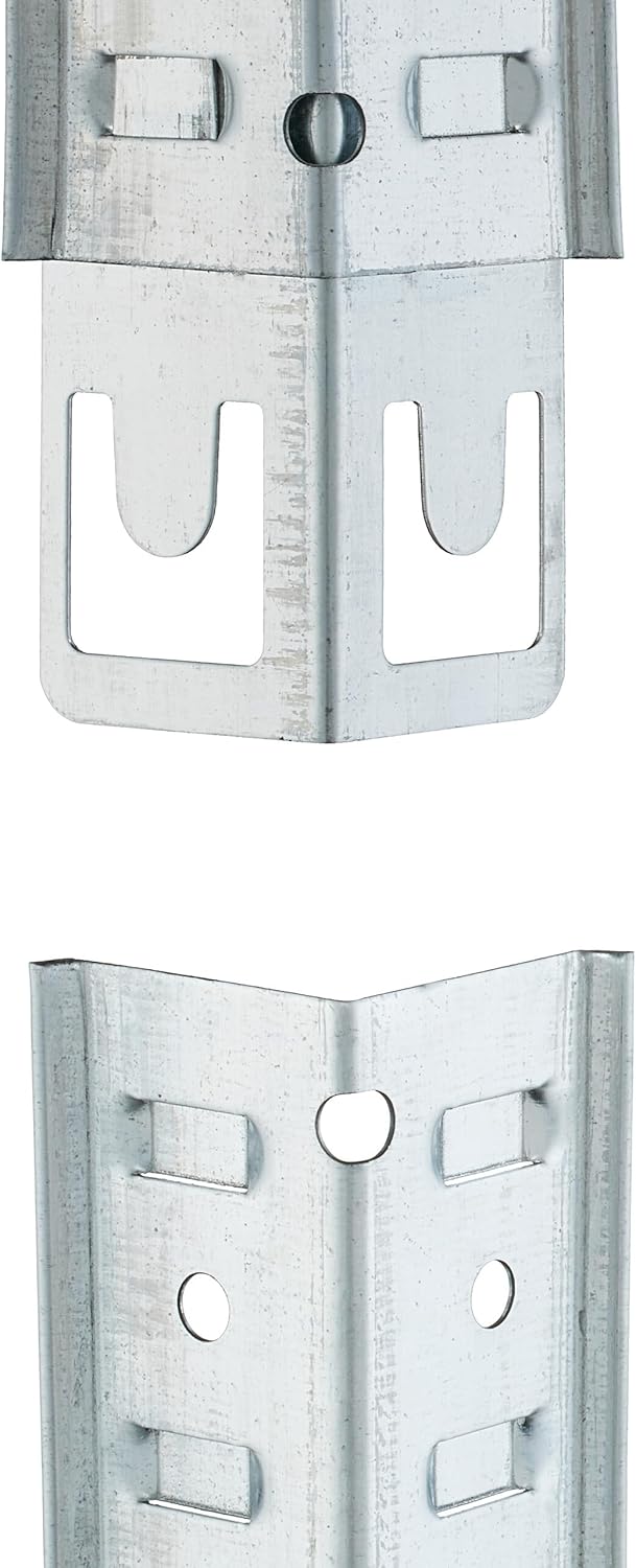 2x Heavy-Duty Storage Shelf Plastic 10% Fibreboard