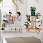 2x Plant Stand Set Flower Rack Shelf Tiered