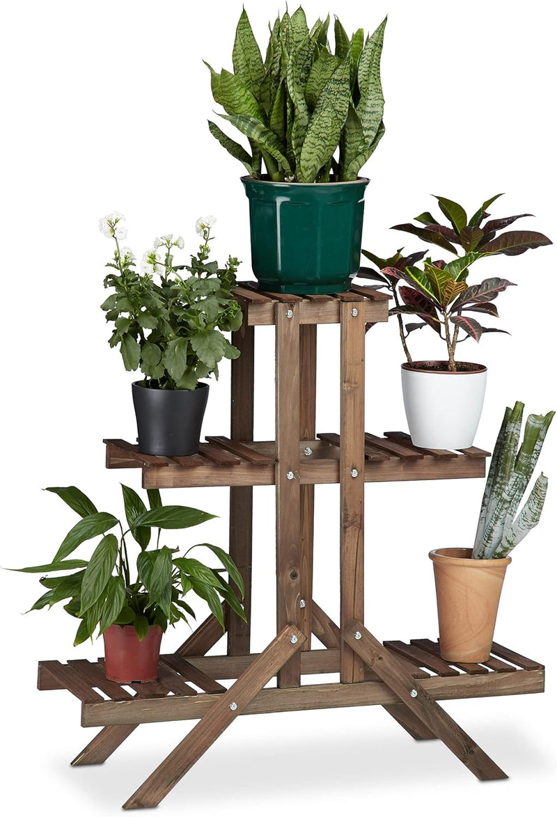 2x Plant Stand Set Flower Rack Shelf Tiered