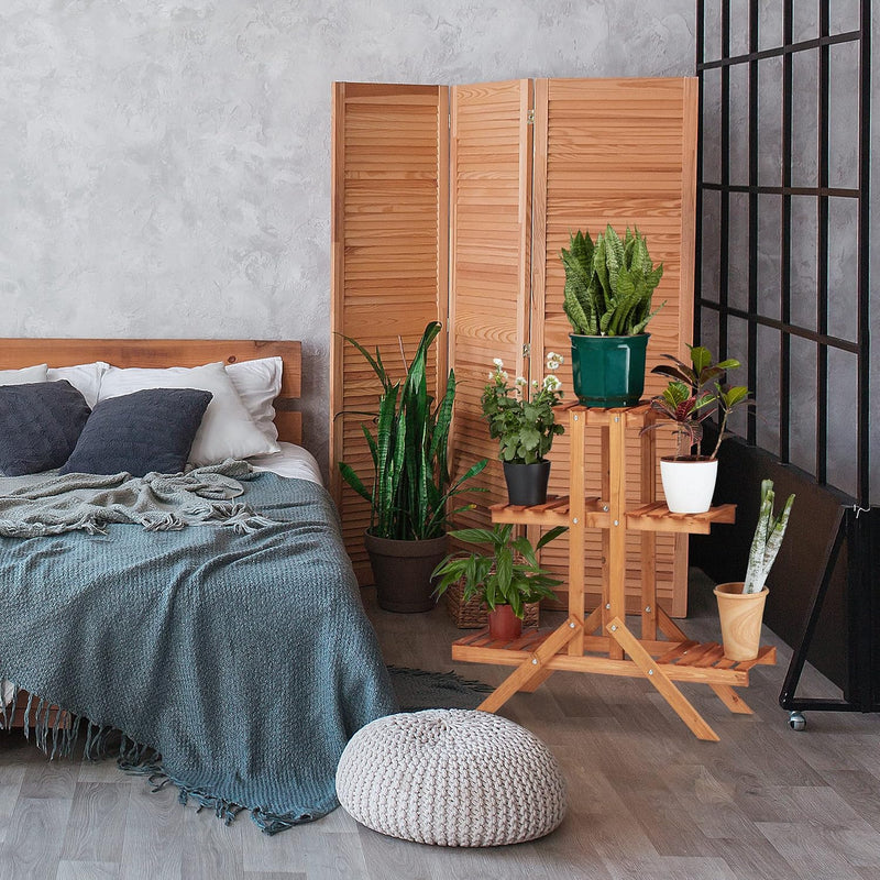 2x Plant Stand Set Flower Rack Shelf Tiered