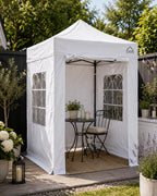 2x2 Fully Waterproof Pop Up Gazebo with 4