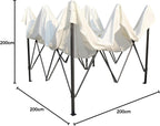 2x2 Fully Waterproof Pop Up Gazebo with Accessories