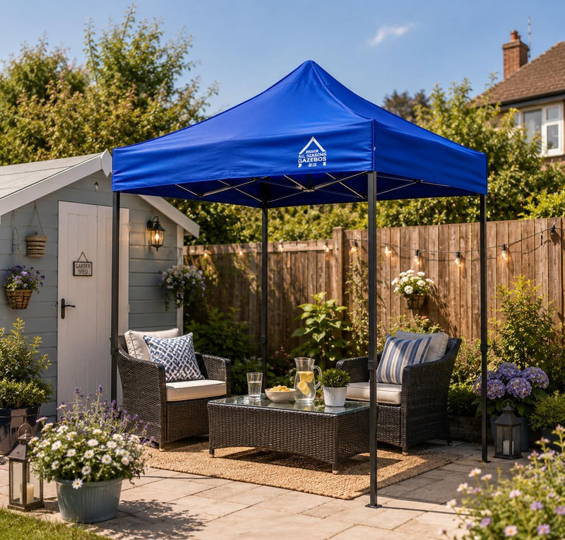 2x2 Fully Waterproof Pop Up Gazebo with Accessories