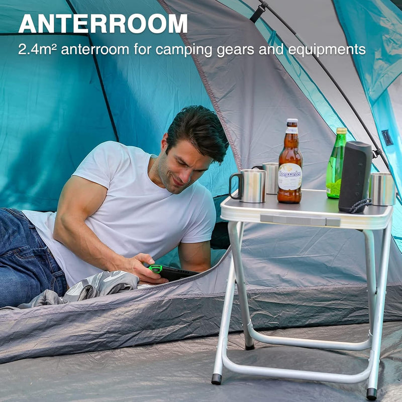 3-4 Man Tent with Porch Camping for 3