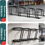 3 Bike Stand Floor Or Wall Mounted Rack