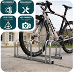 3 Bike Stand Floor Or Wall Mounted Rack