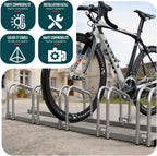 3 Bike Stand Floor Or Wall Mounted Rack