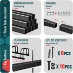 3 Bike Stand Floor Or Wall Mounted Rack