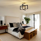 3 Ceiling Lights Living Room Industrial Semi Flush