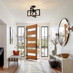 3 Ceiling Lights Living Room Industrial Semi Flush