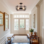 3 Ceiling Lights Living Room Industrial Semi Flush