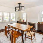 3 Ceiling Lights Living Room Industrial Semi Flush