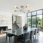 3 Ceiling Living Room Modern Fabric Shade Semi