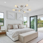3 Ceiling Living Room Modern Fabric Shade Semi
