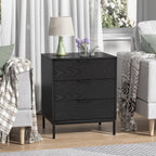 3 Drawer Bedside Table Bed Side for Bedroom