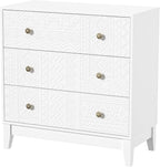 3 Drawer Chest of Drawers Modern Wooden Storage